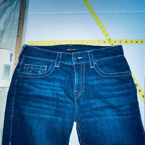 Mens True Religion ROCCO Relaxed Skinny Jeans Size 32W Fits 33x27 EUC - Picture 3 of 13